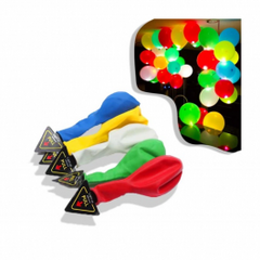 Globos Led Luminosos Colores Rgb Pack X5 Unidades Aire Helio