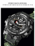 SMAEL Watches For Men 50M Waterproof Clock Alarm reloj hombre 1545D Dual Display Wristwatch Quartz Military Watch Sport New Mens