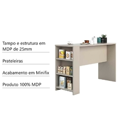 Bancada Mesa Gourmet Cozinha Conect 1,50m - Linha SUPREMA Luciane - loja online