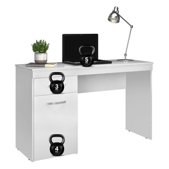 Mesa Escrivaninha Vitoria 1,20 m 1 Porta 1 Gaveta - Escritório Home Office - Demobile - comprar online