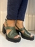 Sandália Jade em couro legítimo - oliva - comprar online