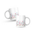 Caneca em Porcelana Flores 325ml - comprar online