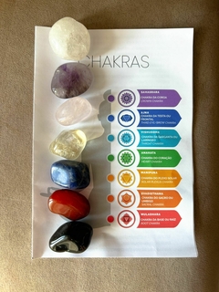 Kit Chakras - Pedras Roladas