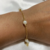 Pulseira banhada em ouro 18K com pérolas - comprar online