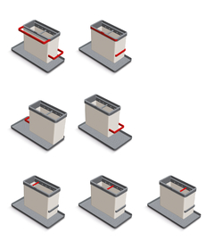 Imagen de Organizador de productos de limpieza para el sink o tarja Tidy-Tex