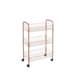 Carrito multiusos 3 niveles Lugano Copper - comprar en línea