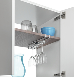 Organizador multiusos para debajo de repisas o stands de cocina All-In línea Polytherm Metallic en internet