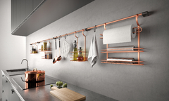 Barra colgadora 80 cm línea City Copper