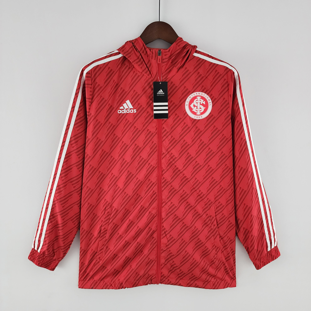 Corta vento best sale vermelho adidas