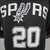 Camisa San Antonio Spurs - Nike Masculina 75th Anniversary - Preta - RealFutStore10 | Artigos Esportivos