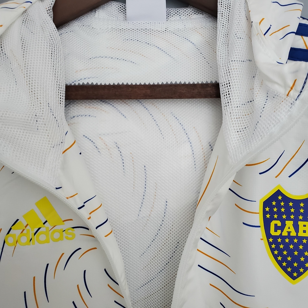 Jaqueta corta fashion vento boca juniors