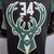 Camisa Milwaukee Bucks - Nike Masculina 75th Anniversary - Preta - RealFutStore10 | Artigos Esportivos