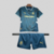 Kit Infantil Marseille Away 24/25 Torcedor Puma Unissex - Azul - RealFutStore10 | Artigos Esportivos