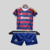 Kit Infantil Newcastle Away 24/25 Torcedor Adidas Unissex - Grená e Azul Marinho