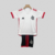 Kit Infantil do Flamengo Away 24/25 Torcedor Adidas Unissex - Branca