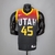 Camisa Utah Jazz - Nike Masculina 75th Anniversary - Preta