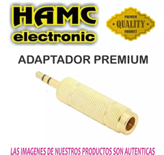 Adaptador Plug Hembra A Miniplug Stereo Macho Metalico en internet