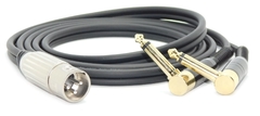 Cable Canon Xlr Macho Balanceado A 2 Plug 6,5mm 90º Mono L Y R PREMIUM - comprar online