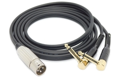 Cable Canon Xlr Macho Balanceado A 2 Plug 6,5mm 90º Mono L Y R PREMIUM en internet
