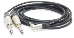CABLE TRS 1/8 90º A DOS TS 99,99% LIBRE OXIGENO BLINDADO NEUTRIK - comprar online