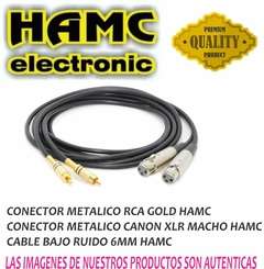 Cable 2 Rca Macho A Dos Canon Xlr Hembra HAMC - comprar online