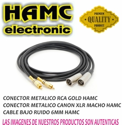 Cable 2 Rca Macho A Dos Canon Macho Hamc - comprar online