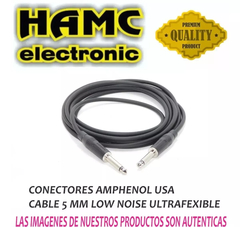 Cables De Audio Ts A Ts 1 Mts Bajo Ruido Amphenol HAMC - comprar online