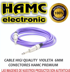 Cable Plug Plug 2mts Instrumentos Musicales Colores Hamc en internet