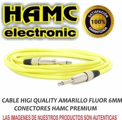 Imagen de Cable Plug Plug 5mts Instrumentos Musicales Colores Hamc