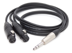 Cable Trs 1/4 A 2 Canon Xlr Hembra Low Noise Amphenol Hamc - tienda online