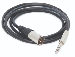 Cable Canon Xlr Macho A Plug Trs Balanceado Audiopipe U.S.A. MC-1