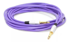 Cable Plug Plug Mono 3mts Instrumentos Musicales Fluor Hamc