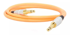 Cable Plug Plug GOLD Mono 1mts Instrumentos Musicales Fluor Hamc - tienda online