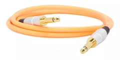 Cable Plug Plug Mono GOLD 2mts Instrumentos Musicales Fluor Hamc