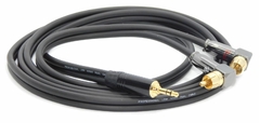 Cable Miniplug Estereo A Dos Rca 90º LIBRE OXIGENO LOW NOISE PROFESIONAL en internet