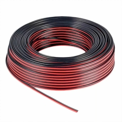 Cable Bipolar Parlante Bafles Rojo Negro 2x1MM