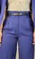 Calça pantalona Sofia Azul Marinho - comprar online