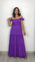 Vestido longo Luana Roxo - comprar online