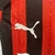 Kit infantil, AC Milan, Home 24/25, Preto e Vermelho, uniforme, futebol, crianças, camisa, shorts, meiões, torcedor, time, esporte, confortável, qualidade.