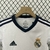 Kit Infantil Real Madrid, Home 12/13 Retrô, Branco, Uniforme Infantil, Time de Futebol, Camisa Infantil, Torcedor Mirim, Coleção Retrô, Fã de Futebol, Presente para Criança, Uniforme de Futebol, Time Espanhol, Camisa Branca, Réplica Oficial, Moda Infantil