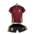 Kit infantil, Bélgica, uniforme, futebol, vinho, casa, tamanho 24/25, camisa, shorts, confortável, crianças, torcedores, seleção, qualidade, original.