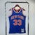 Jersey New York Knicks Retro 91/92 Mitchell & Ness Azul e Laranja