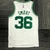 Jersey Boston Celtics 75 Anos NBA Branca e Verde