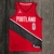 Jersey Portland Trail Blazers Vermelha e Preta