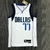 Jersey Dallas Mavericks 75 Anos NBA Branca e Azul