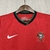 Kit Infantil Portugal Home - Tamanho 24/25 - Cor Vermelho - Camisa e calção - Uniforme oficial - Seleção Portuguesa - Futebol infantil - Confortável e resistente - Ideal para torcer - Ótima opção de presente - Material de alta qualidade - Estampa personal