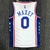 Jersey Philadelphia 76ers 75 anos NBA Branca e Azul