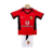 Kit infantil, Manchester United, Home, Retrô, Vermelho, Uniforme, Futebol, Time, Torcedor, Infantil, Camiseta, Calção, Meião, Conforto, Qualidade.