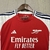 Kit Infantil Arsenal Home 24/25 - Vermelho, kit infantil, uniforme infantil, camisa infantil, futebol infantil, torcedor mirim, presente para criança, time de futebol, campeonato inglês, Arsenal, vermelho e branco, tamanho infantil, confortável, resistent