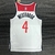 Jersey Washington Wizards 75 Anos NBA Branco e Azul